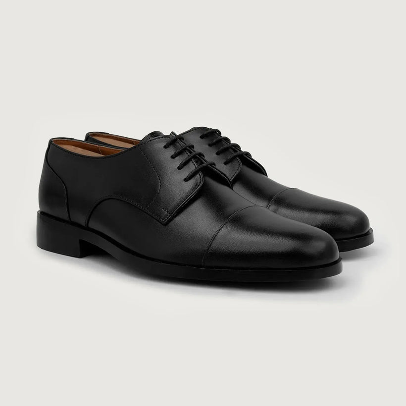 Attorney Derby Черная Leather Shoes мужская
