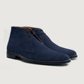 Corry Chukka Midnight Синий Suede Кожаные ботинки для Мужчин