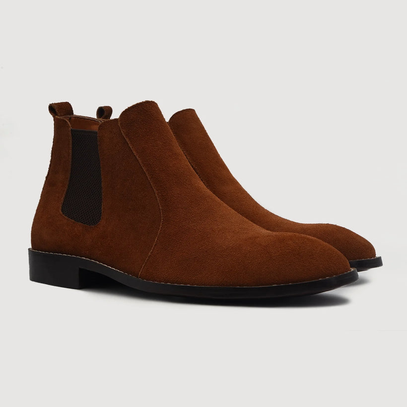 Clarkson Chelsea Коричневая Suede Leather Boots мужская