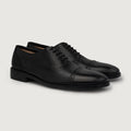 Greyson Brogues Oxford Черный Кожаная обувь для Мужчин