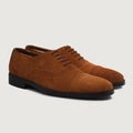 Greyson Brogues Oxford Коричневый Suede Кожаная обувь для Мужчин