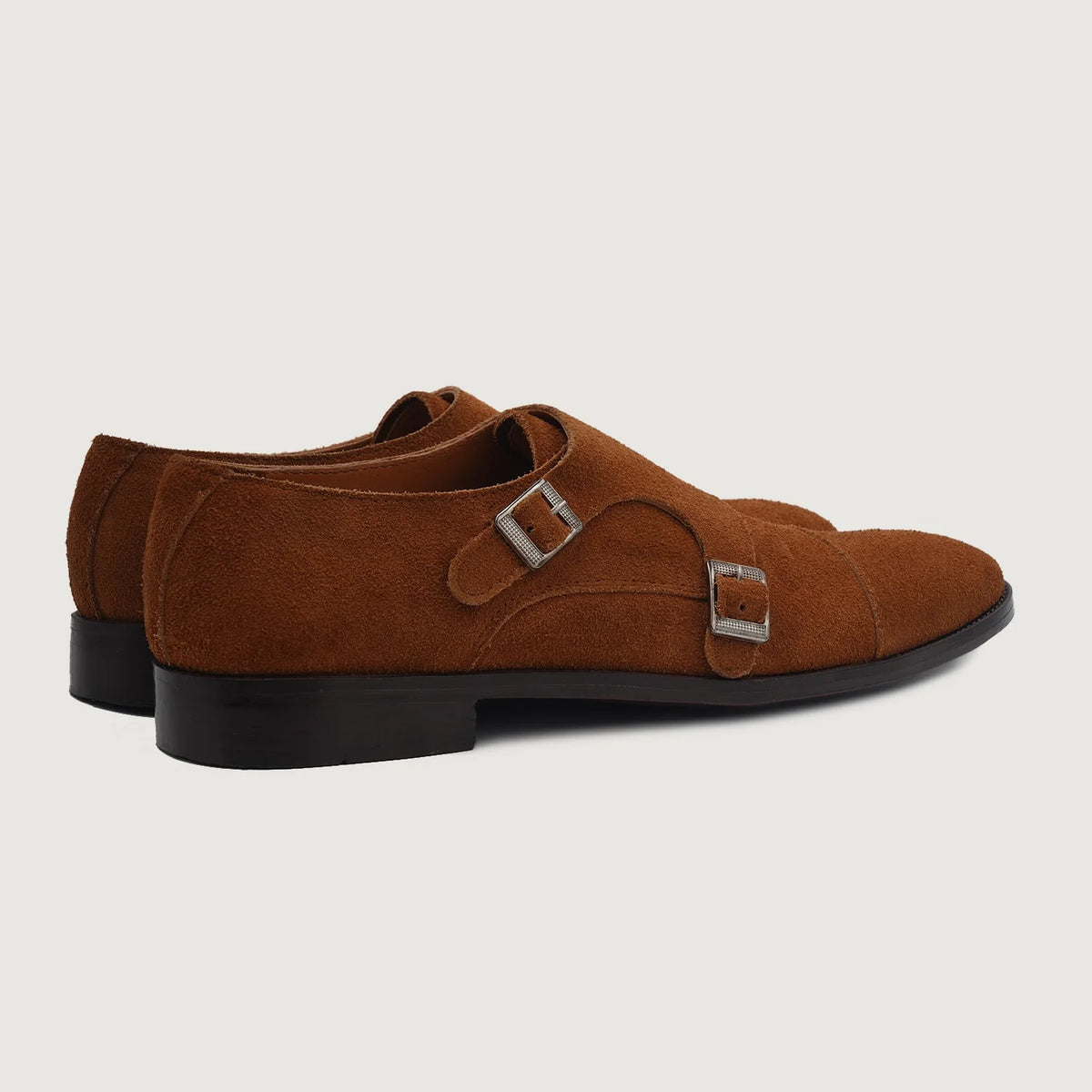 Boston Кожаная обувь Коричневый Suede Кожаная обувь For Men - Усиленный задник и точная двойная строчка