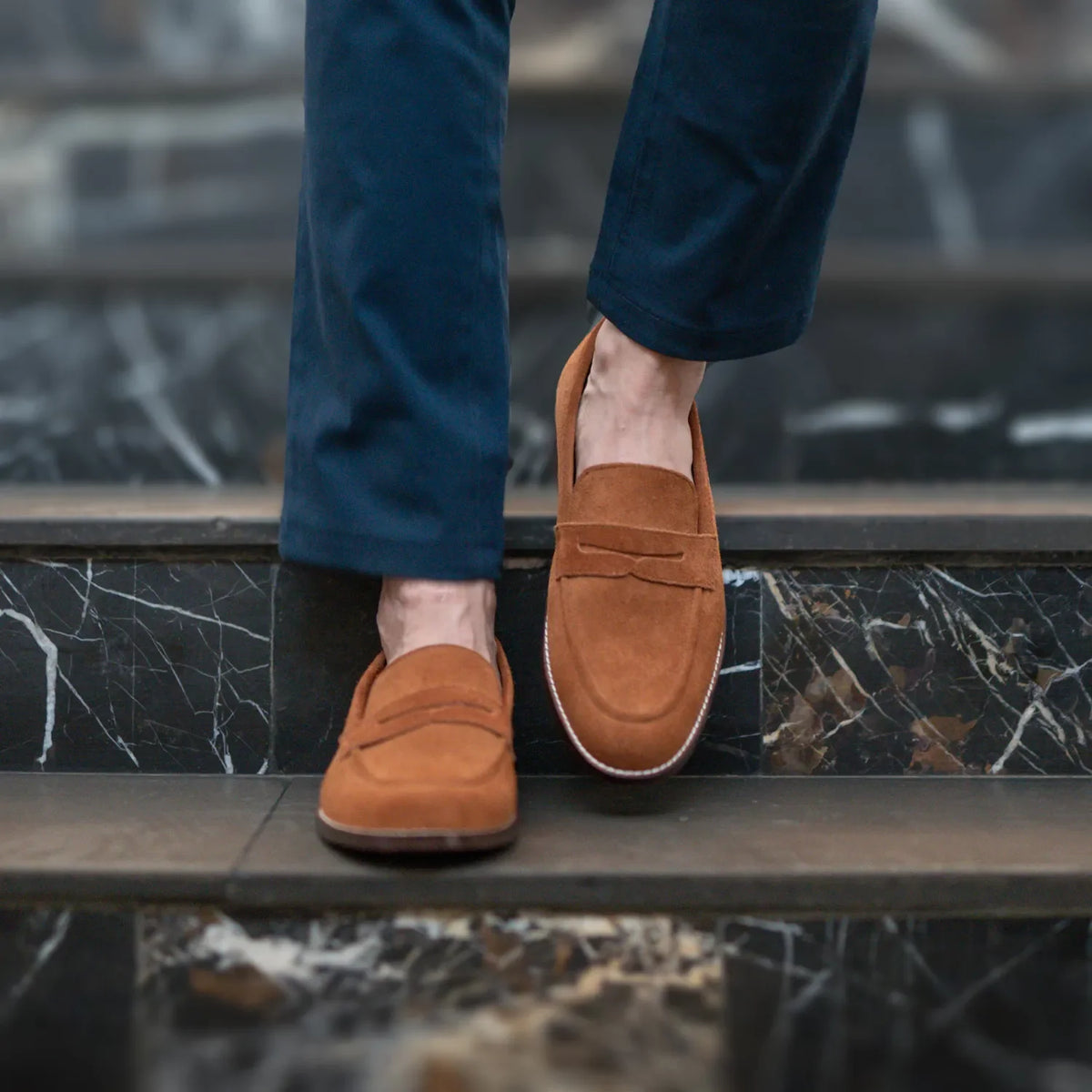 Orlaven Baxton Коричневый Suede Кожаные лоферы для Мужчин footwear image 9