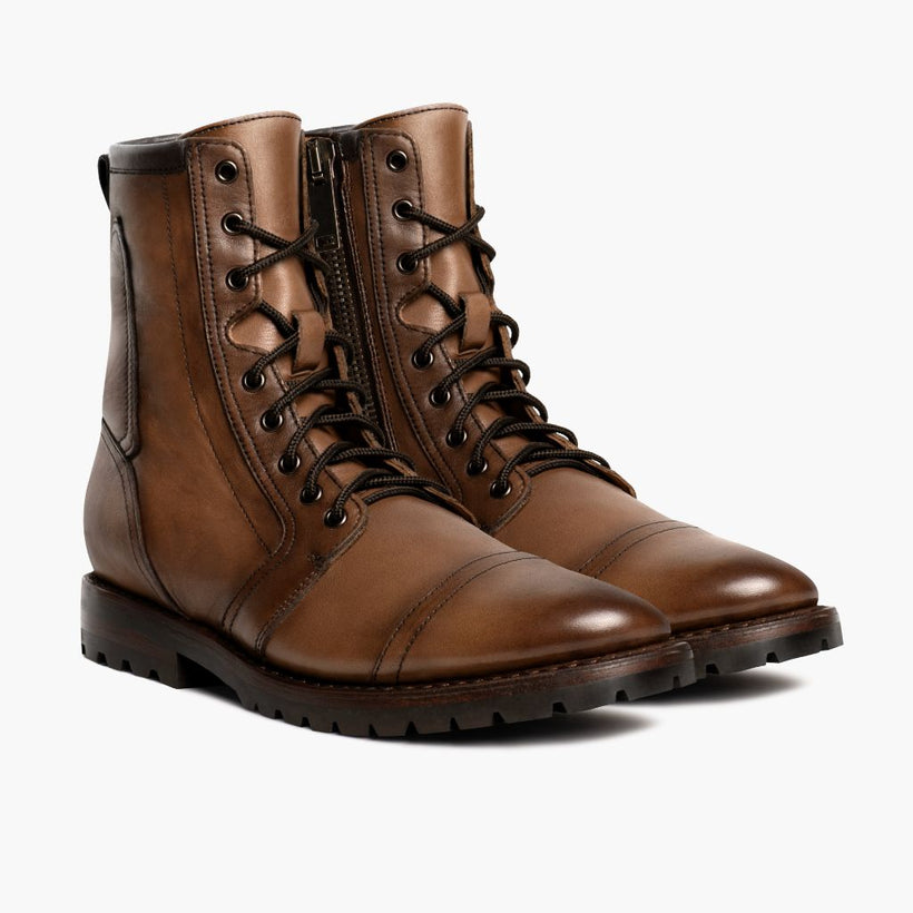 Casa Moto Amber Wheat Leather Boots мужская
