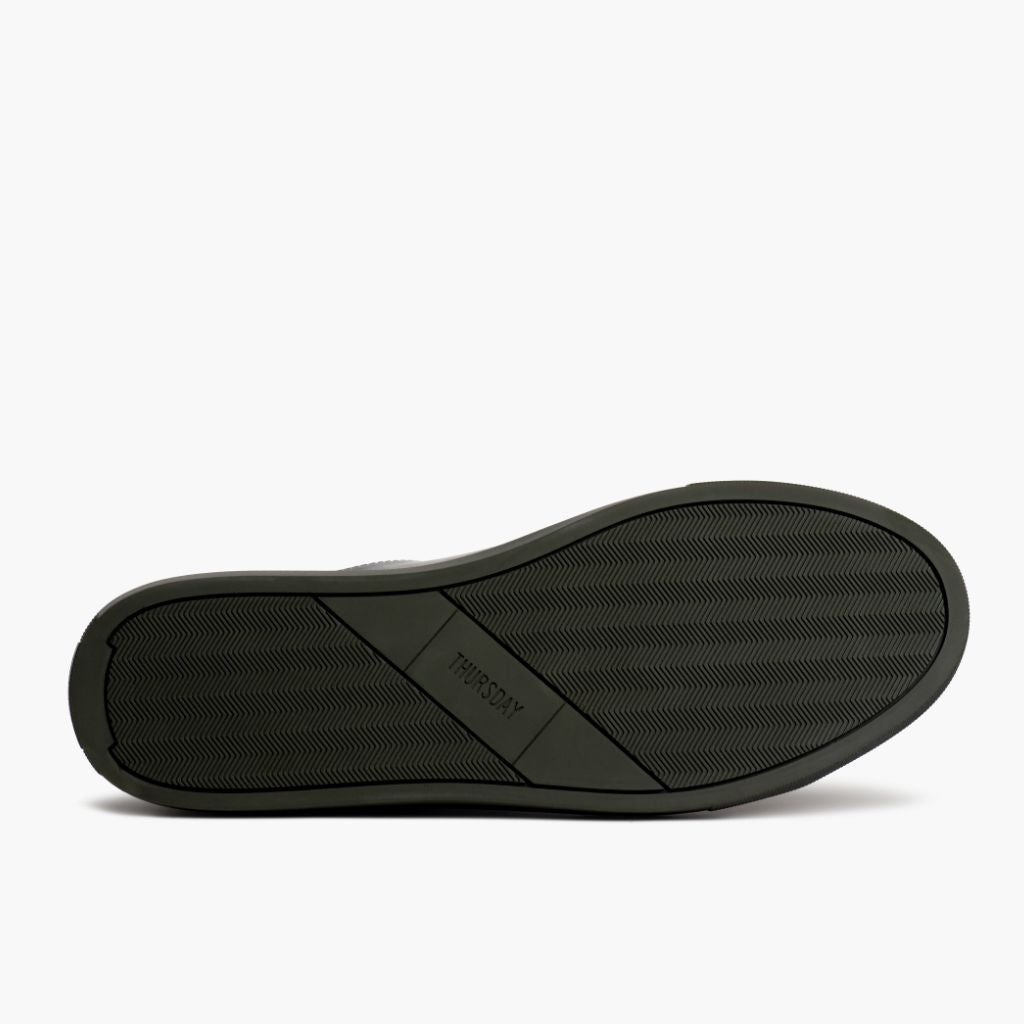 High-Traction Rubber Outsole & Lug Tread Pattern on Encore Forest Кожаные кеды для Мужчин