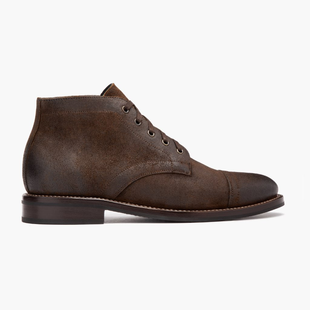 Mocha Full-Grain leather Boots - Рантовая конструкция Goodyear Welt и носок обуви