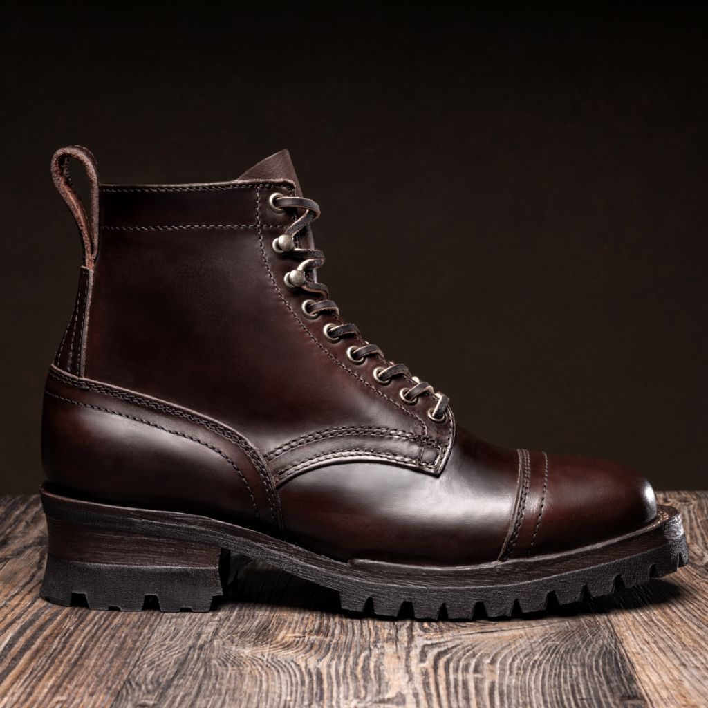 Brown Full-Grain leather Boots - Рантовая конструкция Goodyear Welt и носок обуви