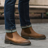 Authentic Full-Grain Leather Grain Depth & Pull-Up Patina Texture Detail