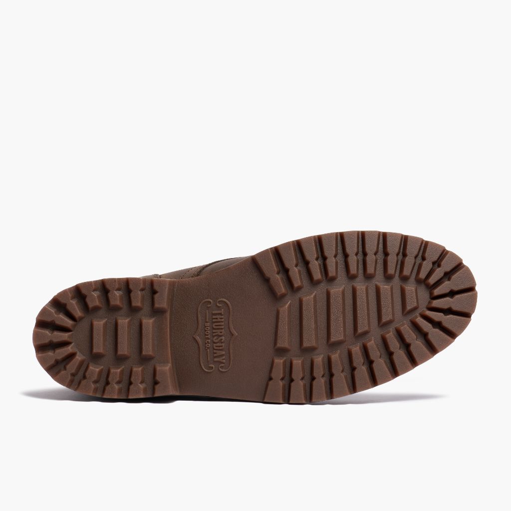 High-Traction Rubber Outsole & Lug Tread Pattern on President StormKing® Desert Коричневый Кожаные ботинки для Мужчин For Men