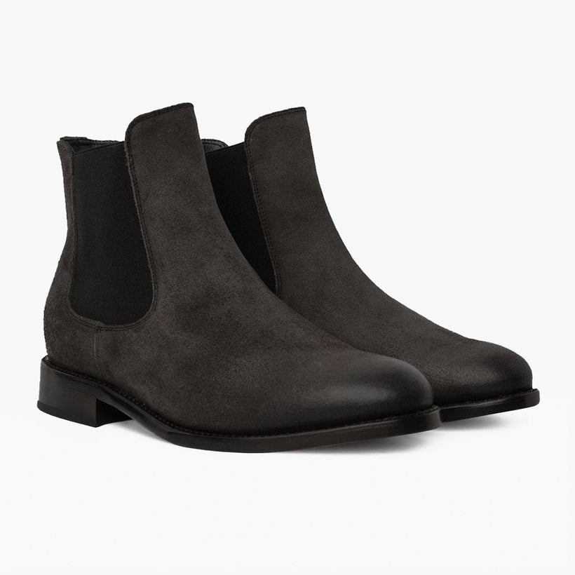 Cavalier Shadow Grey Leather Boots мужская