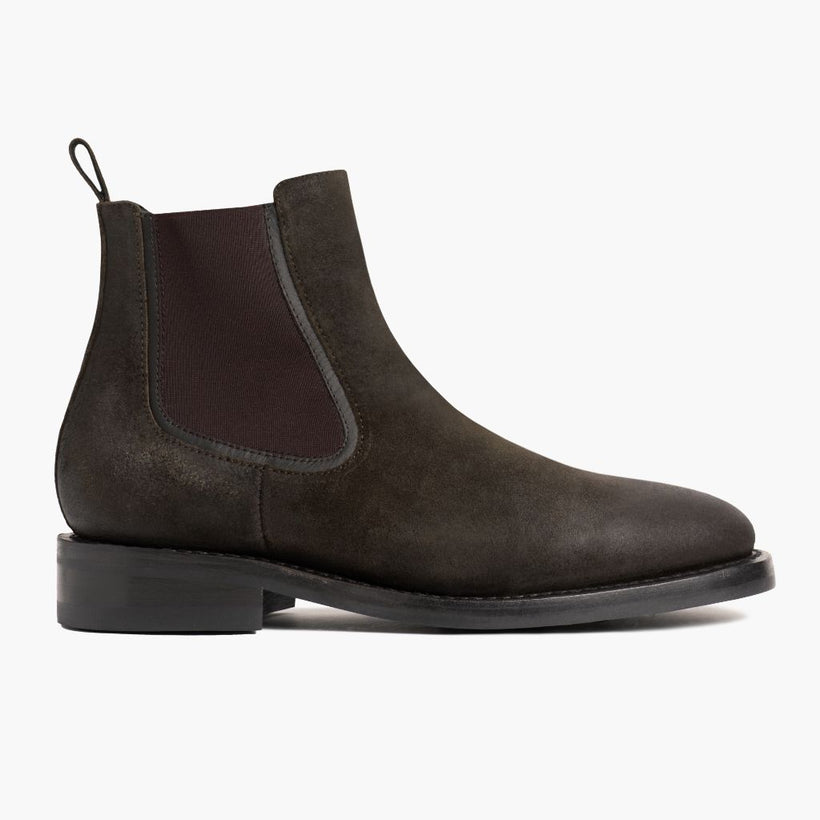 Duke Dark Olive Suede Leather Boots мужская