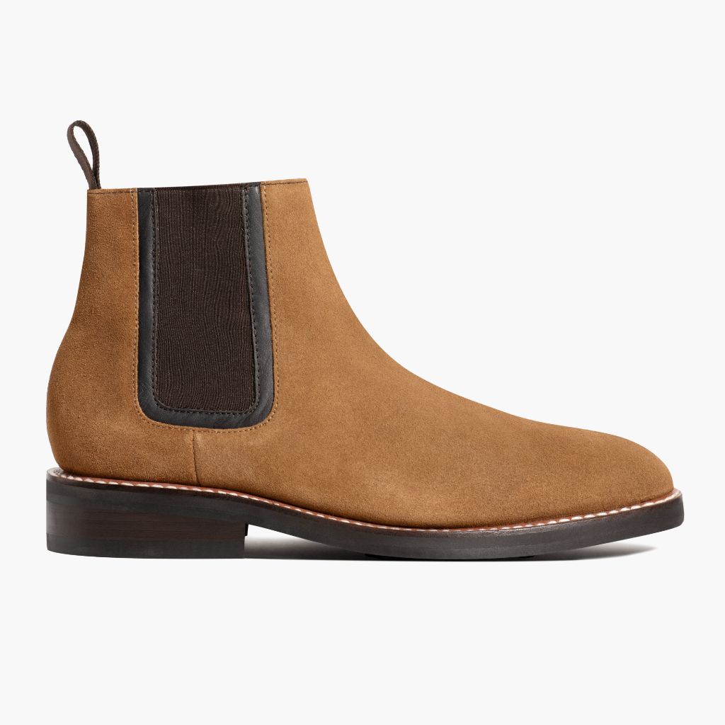 Classic Goatskin Suede Leather Boots - Рантовая конструкция Goodyear Welt и носок обуви