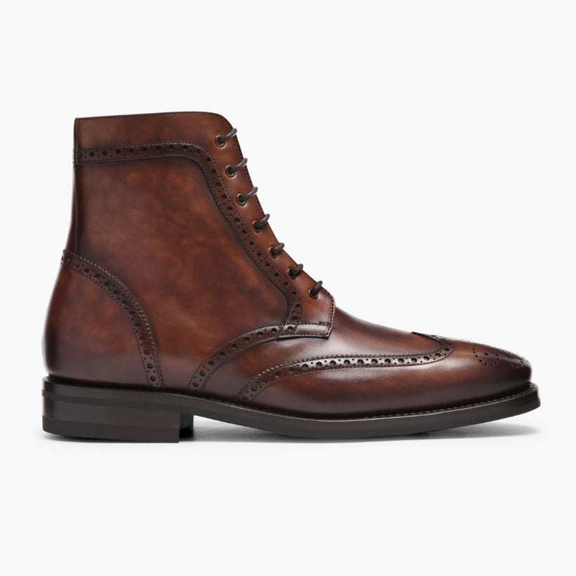 Wingtip Color #77 Leather Boots мужская