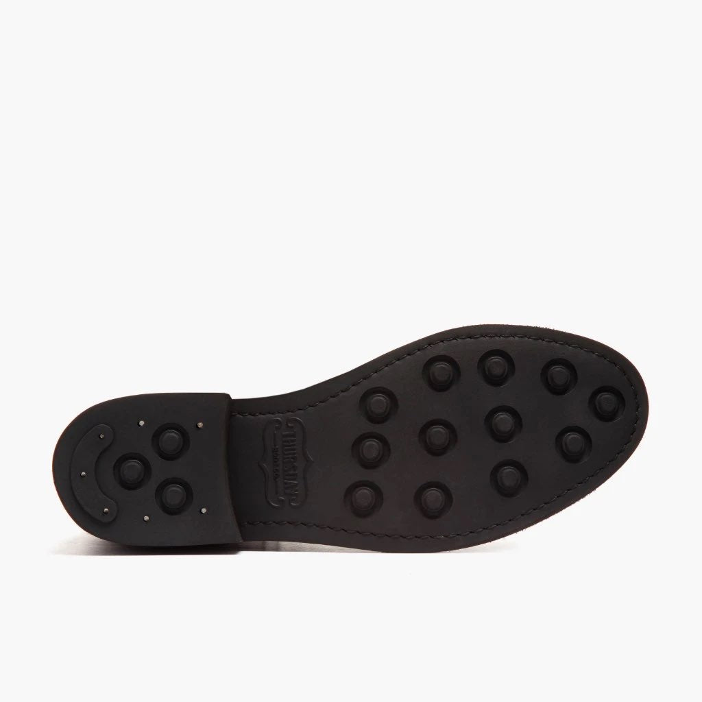 High-Traction Rubber Outsole & Lug Tread Pattern on Captain Черный Coffee Кожаные ботинки для Женщин