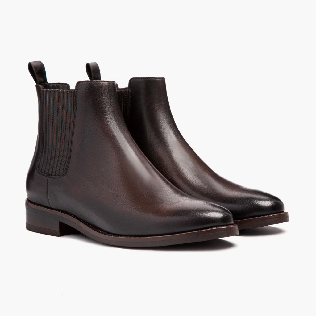 Black Full-Grain leather Boots - Рантовая конструкция Goodyear Welt и носок обуви