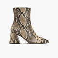 Heartbreaker Snake Print Кожаные ботинки для Женщин