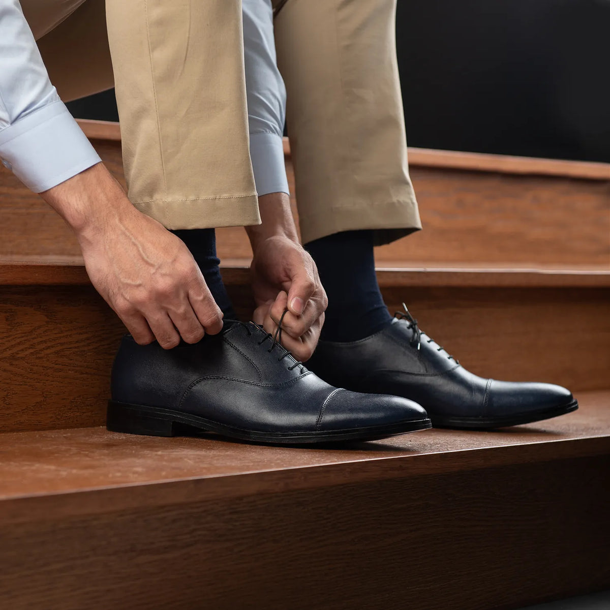 Orlaven Professor Oxford Черный Кожаная обувь для Мужчин footwear image 10