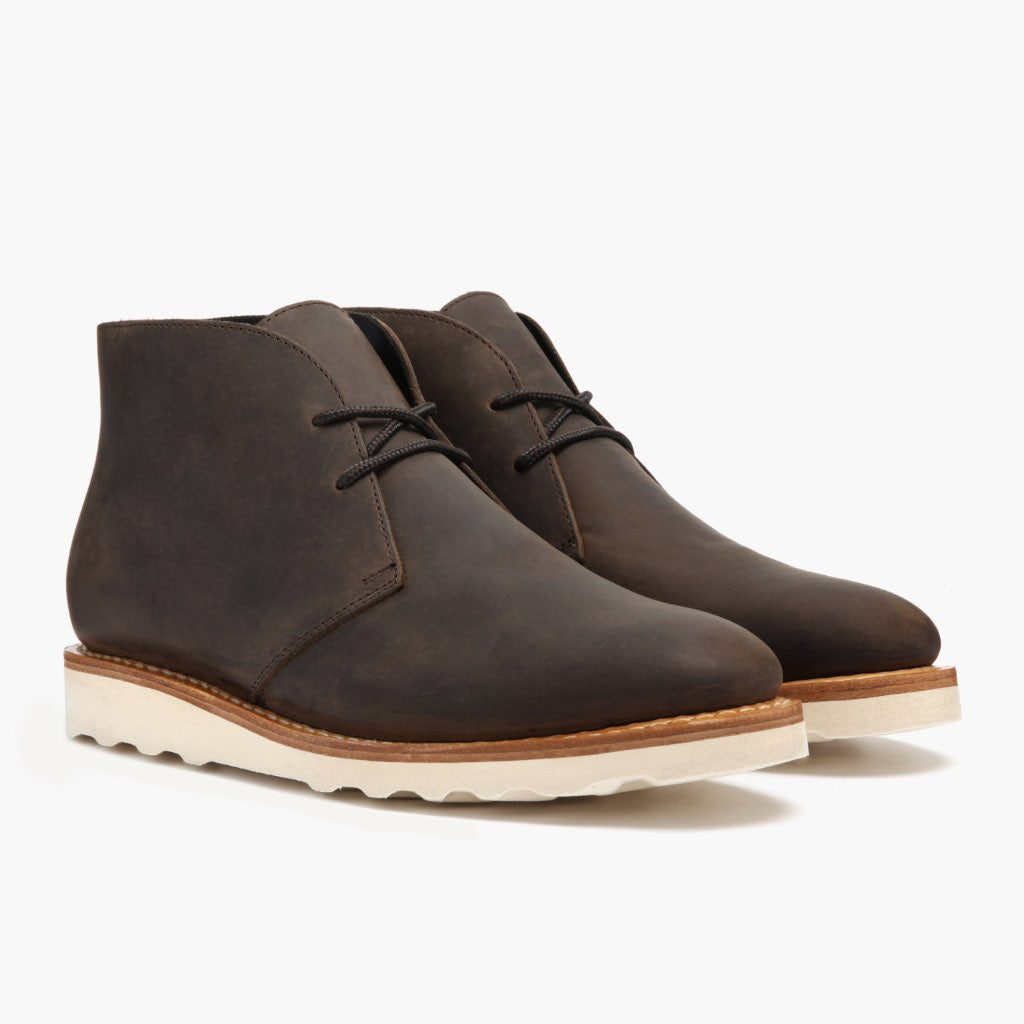 Scout Tobacco Кожаные ботинки для Мужчин For Men in Classic Full-Grain Leather - Вид сбоку | Купить в официальном онлайн-магазине