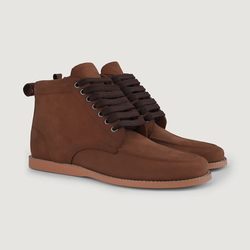 Bearman Moc Toe Pull-up Коричневая Leather Boots мужская