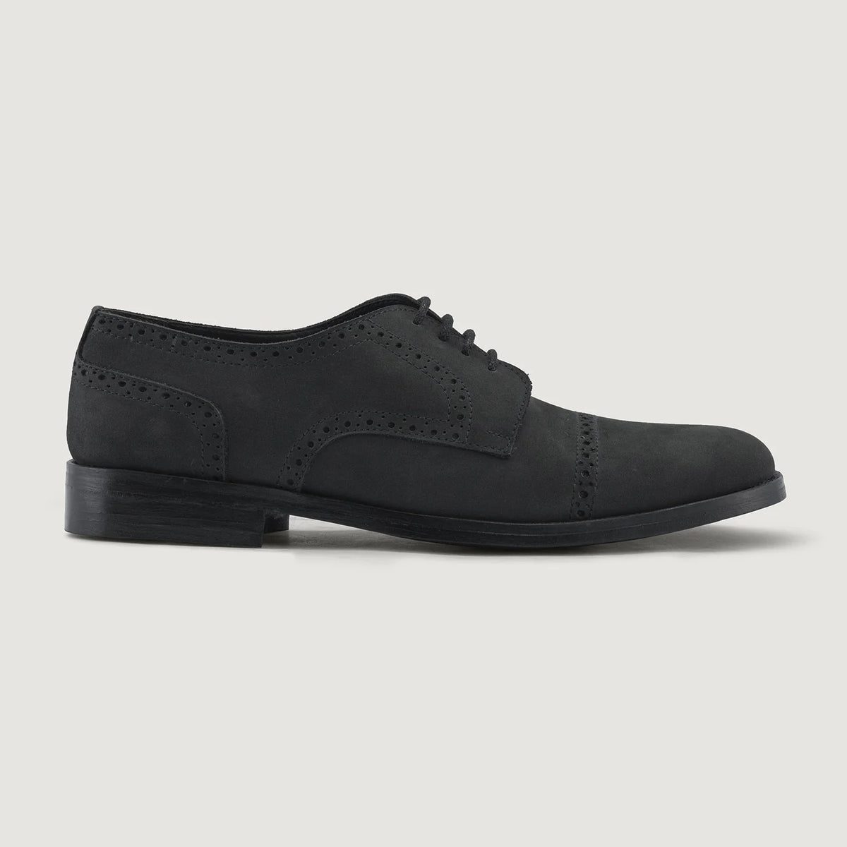Matte Black Full-Grain leather Shoes - Рантовая конструкция Goodyear Welt и носок обуви