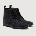 Knight Derby Grey Suede Кожаные ботинки - TerraGrip для Мужчин