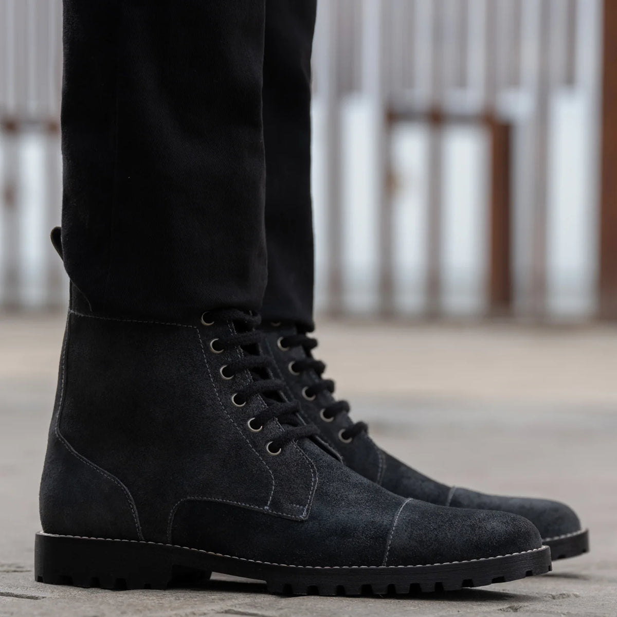 Orlaven Knight Derby Grey Suede Кожаные ботинки - TerraGrip для Мужчин footwear image 9