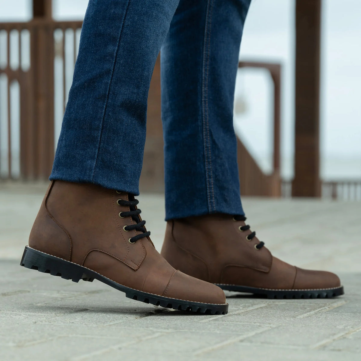 Top-Down Perspective Showing Lacing System & Tongue Craftsmanship