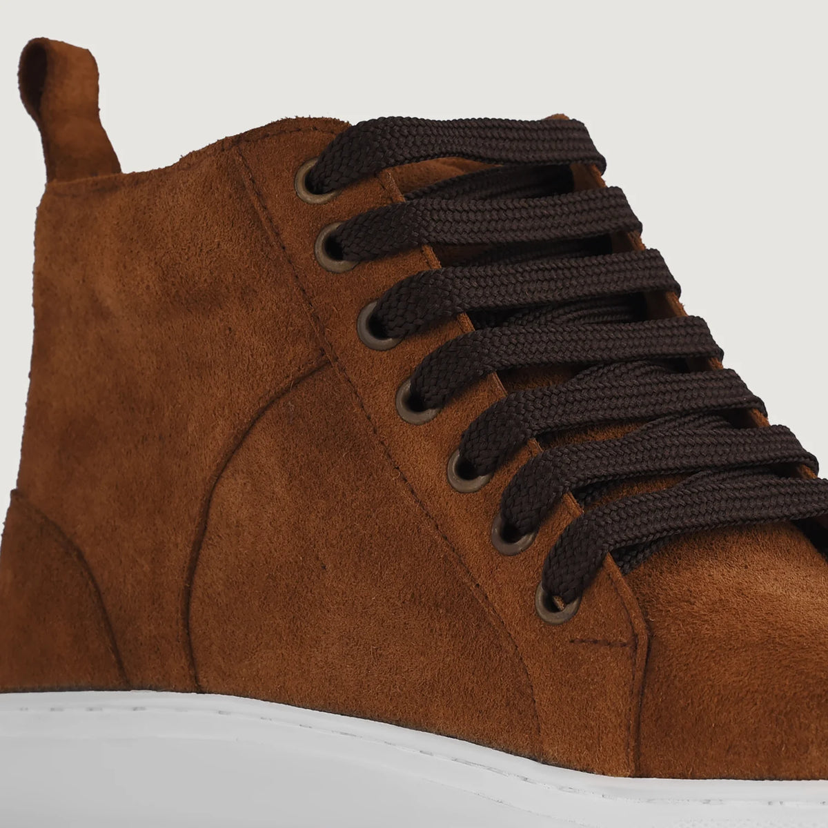 Orlaven Marty High Top Коричневый Suede Кожаные кеды для Мужчин footwear image 9