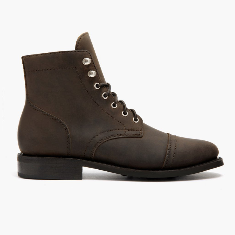Captain Tobacco Leather Boots женская