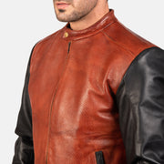 Avan Leather Bomber Jacket – alternate product view 6