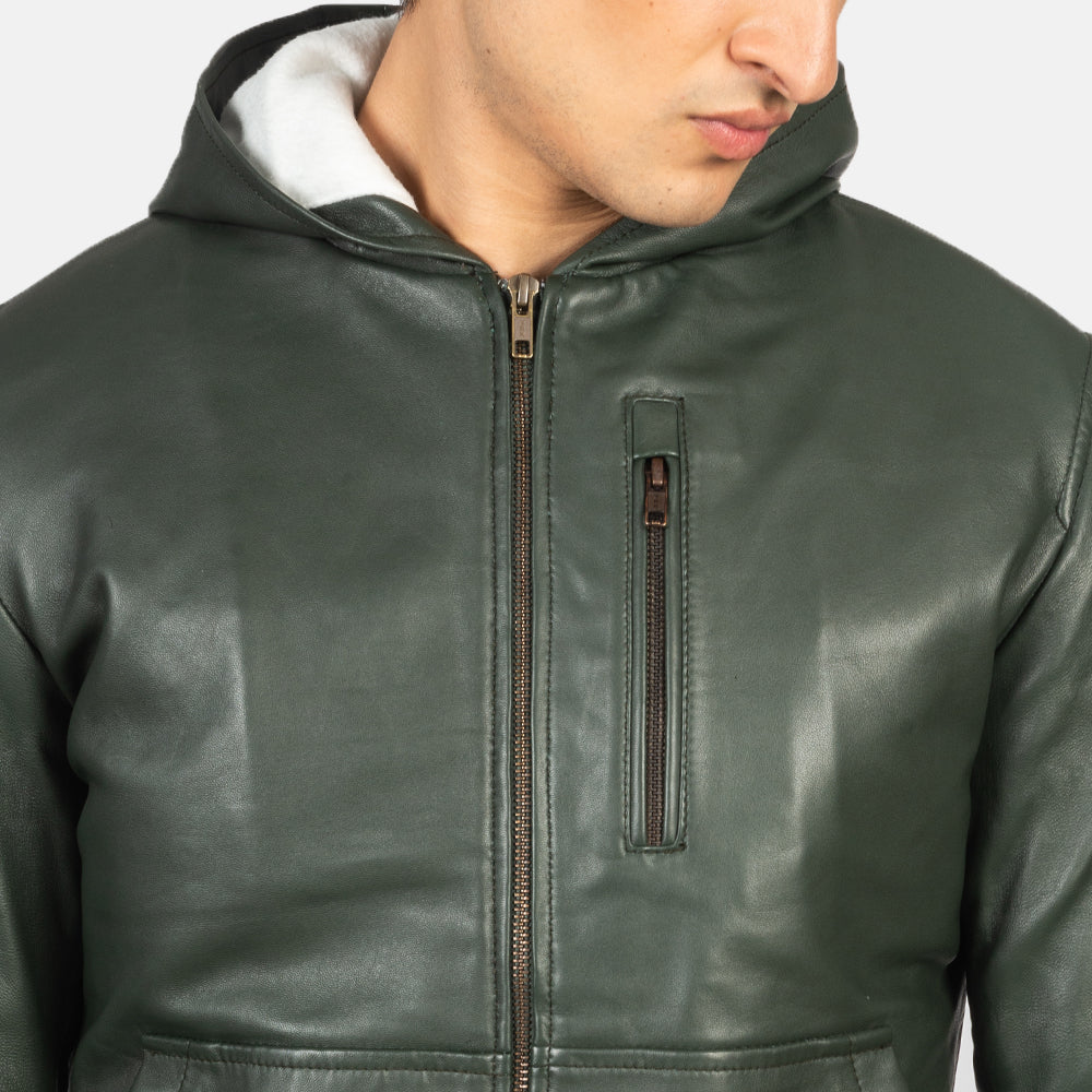Baston Leather Bomber Jacket – alternate product view 6