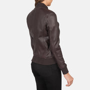 Authentic Sheepskin Leather with Semi-aniline Finish Grain Texture & Heavy-Duty Seam Stitching Detail