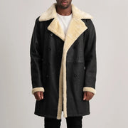 Charles Coat Brown Shearling Coat – alternate product view 1