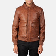 Coffmen Leather Bomber Jacket – alternate product view 4