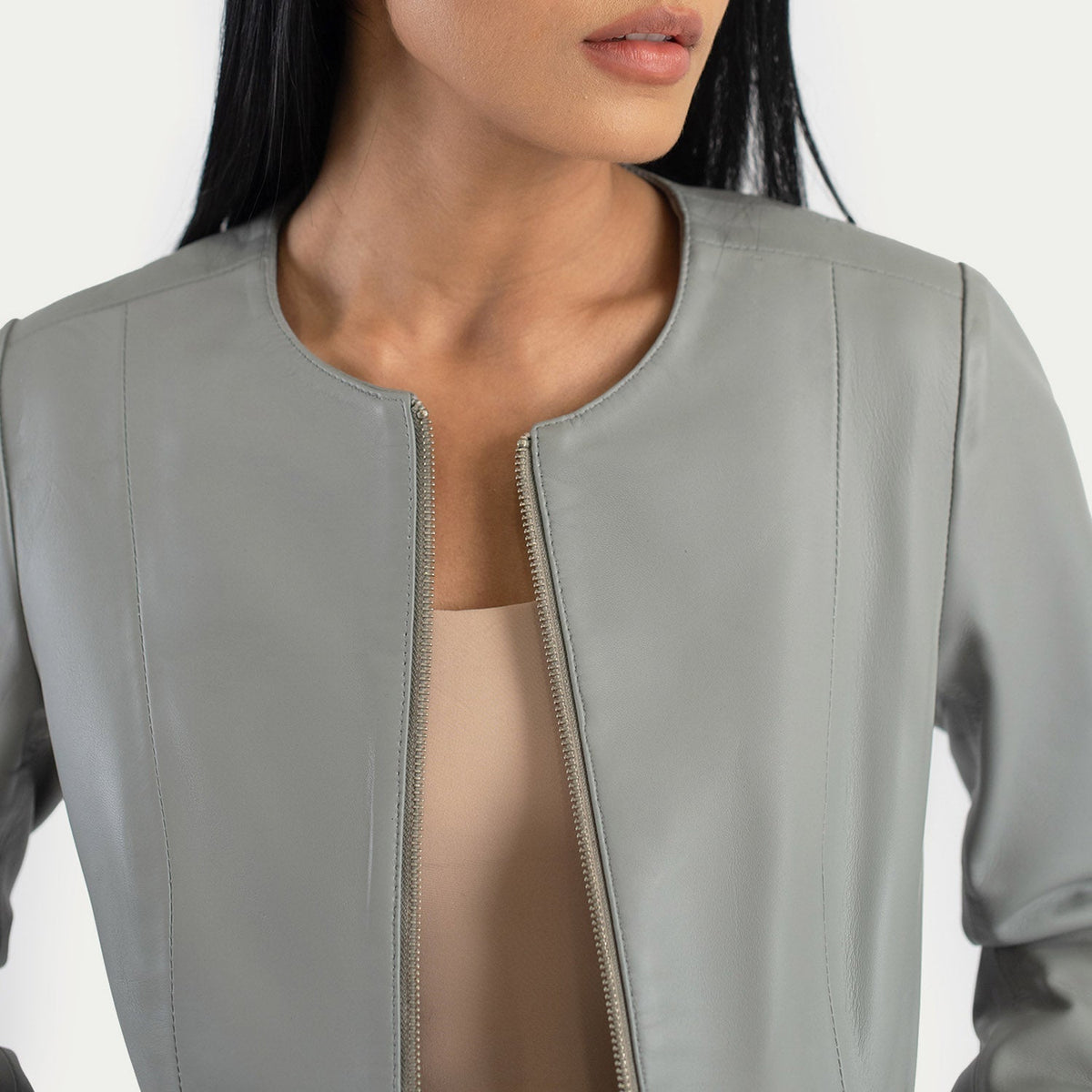 
Elixir Collarless Кожаная куртка для Женщин – alternate product view 5