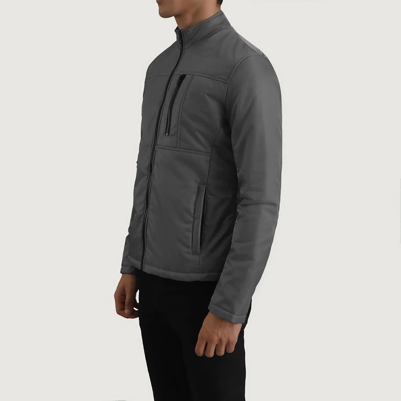 Elliot Grey Lightweight Кожаная куртка мужская