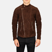 Faisor Mocha Biker Jacket – alternate product view 4