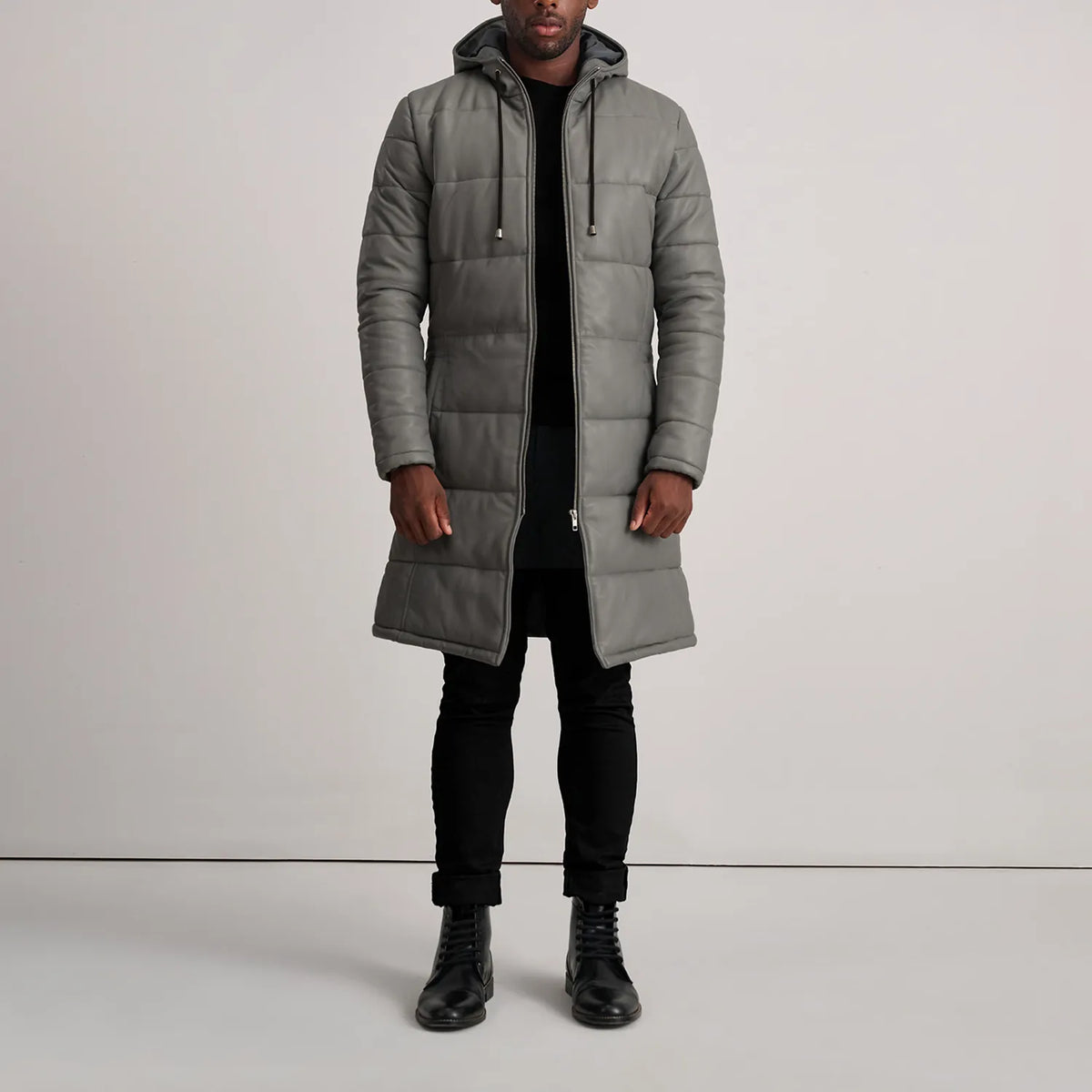 
Floyd Кожаное пальто Рыжий Puffer Кожаная куртка для Мужчин – alternate product view 3