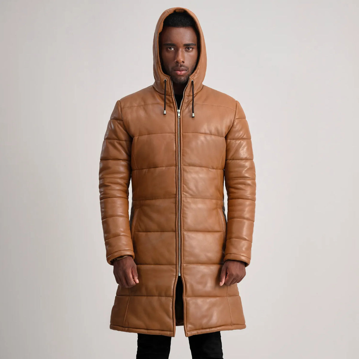 
Floyd Кожаное пальто Рыжий Puffer Кожаная куртка для Мужчин – alternate product view 4