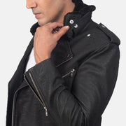 Furton Leather Biker Jacket – alternate product view 5