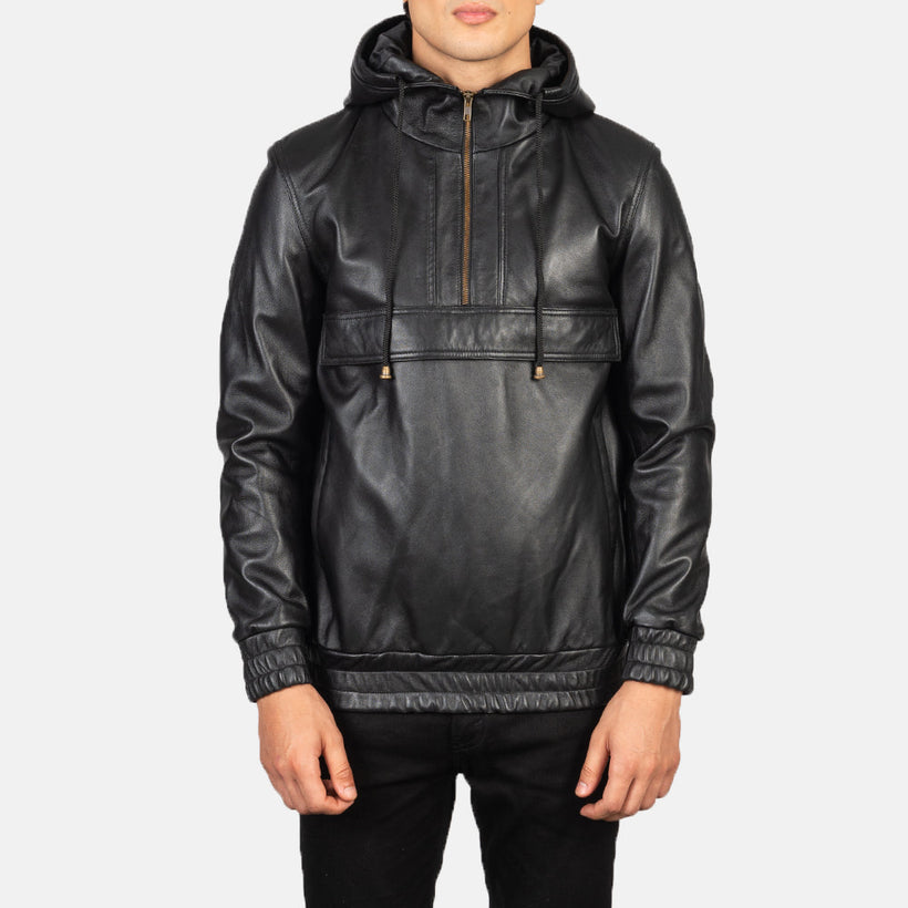 Kenton Hooded Кожаная куртка мужская