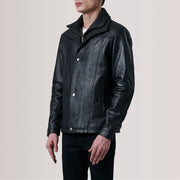 
Klen Brown Classic Jacket For Men - Вид сбоку, демонстрирующий эргономичный крой рукава