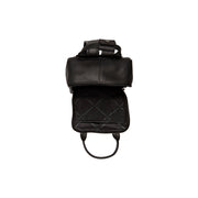 
Solid Antique Brass Hardware & Heavy-Duty Dual Zipper Detail on Bellary Цельнозерновая кожа Backpack
