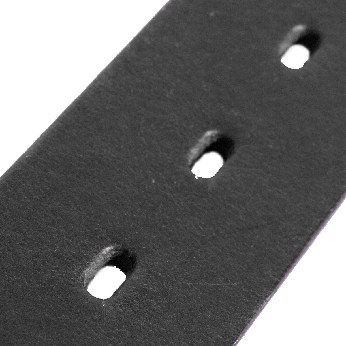 Solid Antique Brass Hardware & Heavy-Duty Dual Zipper Detail on Brandon Full-Grain Leather Belt