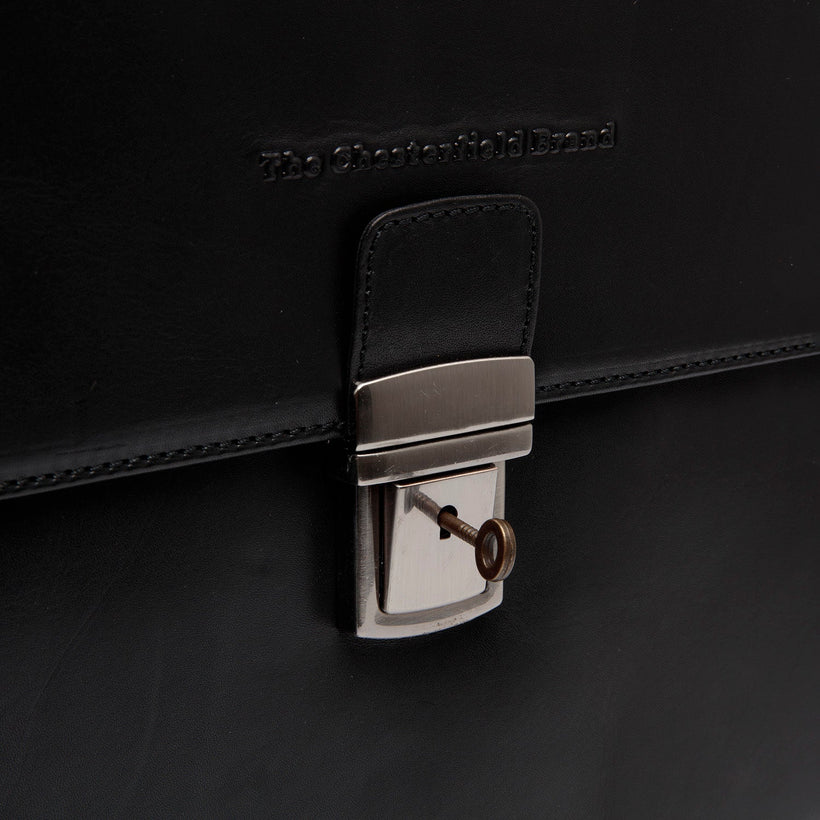 Salvatore Цельнозерновая кожа Briefcase для Мужчин