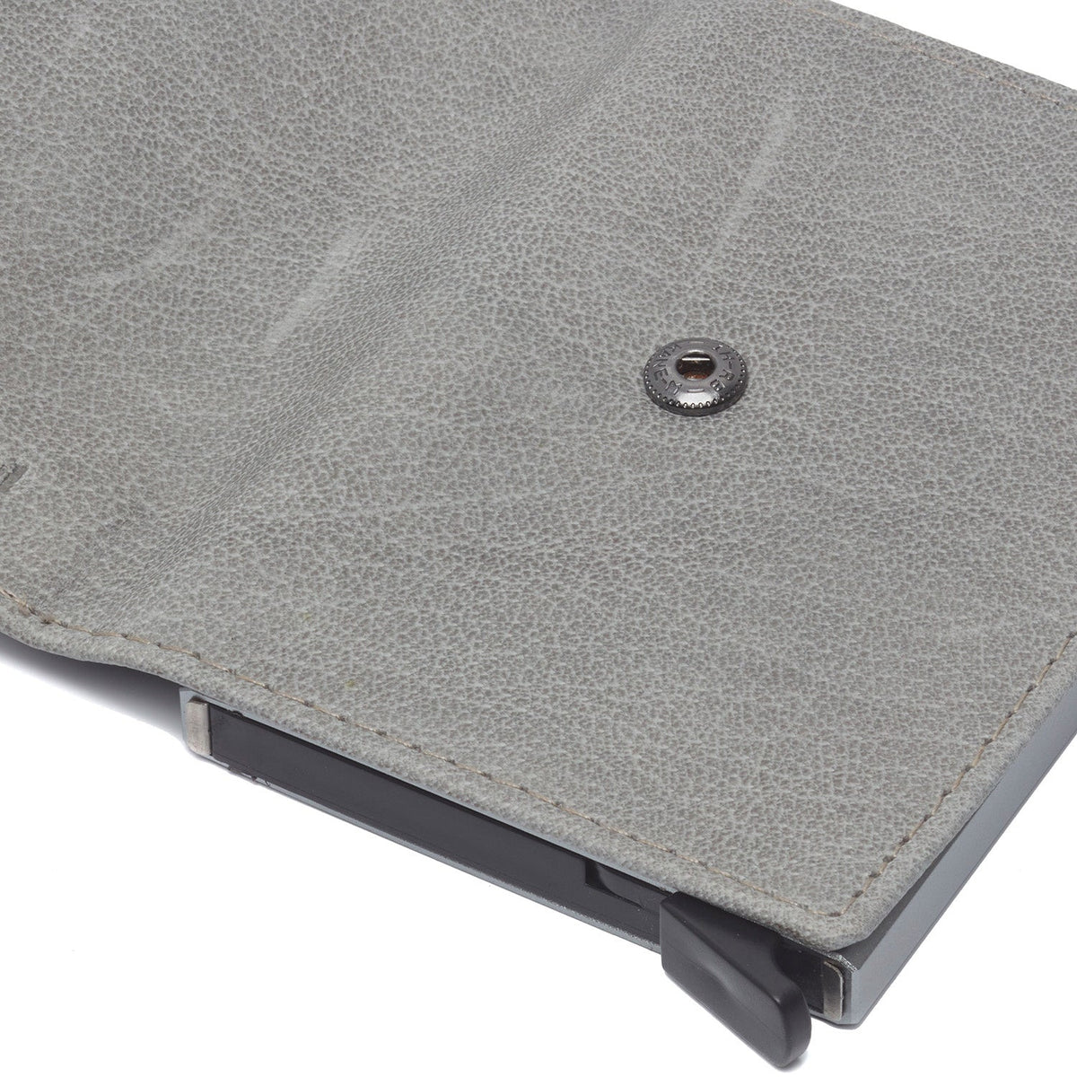 
Light Grey Leather Card Holder Paris, detail view 3