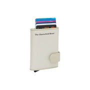 Sabana Full-Grain Leather Card Holder in Classic 100% Full-Grain Leather - Full Exterior Front Profile View | Buy Online