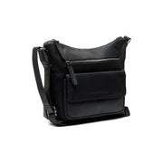 Hailey Full-Grain Leather Crossbody Bag in Classic 100% Full-Grain Leather - Full Exterior Front Profile View | Buy Online