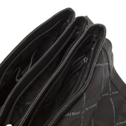 
Classic 100% Full-Grain leather Bag - Вид сзади с усиленными кожаными ремнями и прострочкой