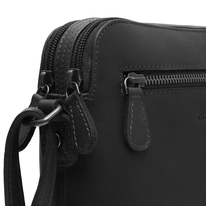 Nebraska Full-Grain Leather Crossbody Bag женская